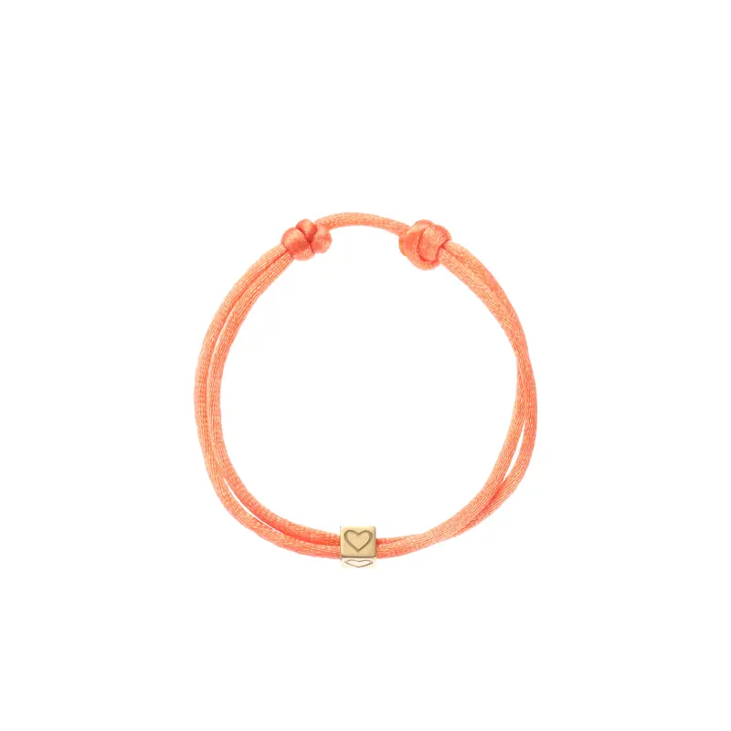 Go Dutch Label Armband touw cube hart