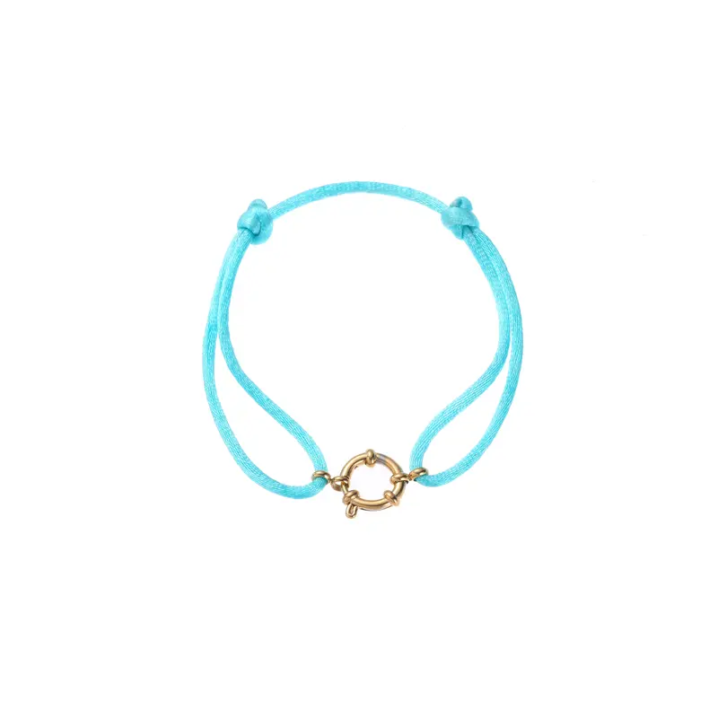 Go Dutch Label Armband Touw slot Blue