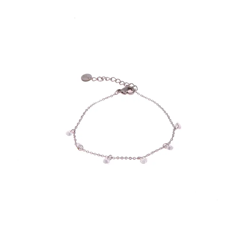 GO Dutch Label Armband zilver ketting crystal
