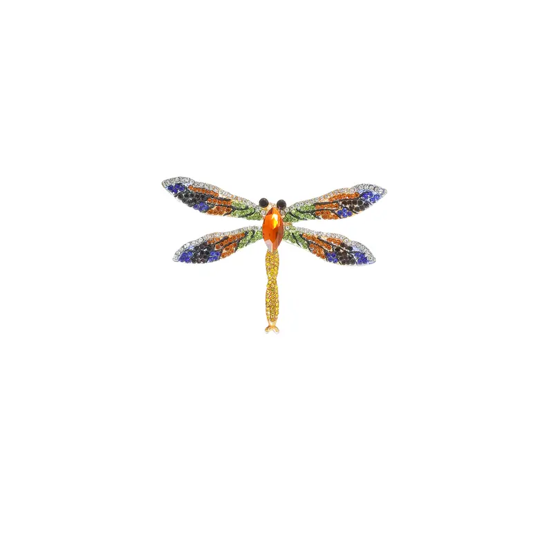 Go Dutch Label Broche Colourful Dragonfly