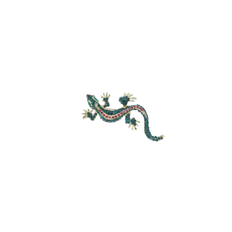 Go Dutch Label Broche Sparkly Lizard