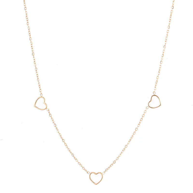 Go Dutch Label Collier 3 open hartjes