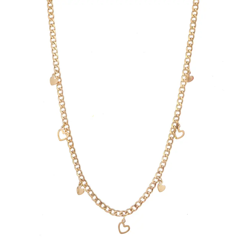 Go Dutch Label Collier hart open dicht hangend