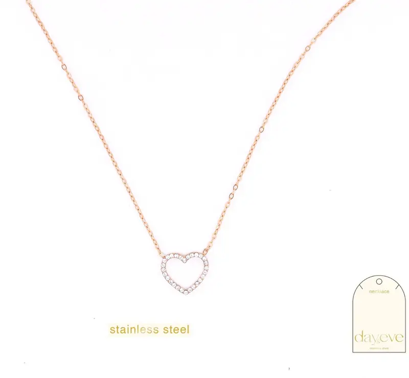 Go Dutch Label Collier Sparkly Heart