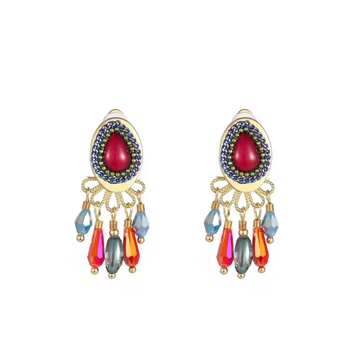Go Dutch Label Earcuff druppel met kralen