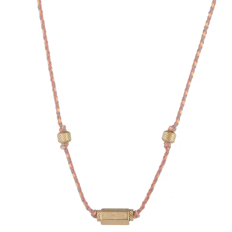 Go Dutch Label Ketting geluk kraal amour