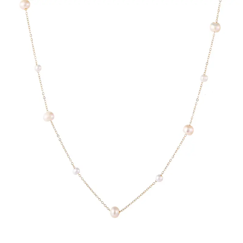 Go Dutch Label Ketting parels Goud