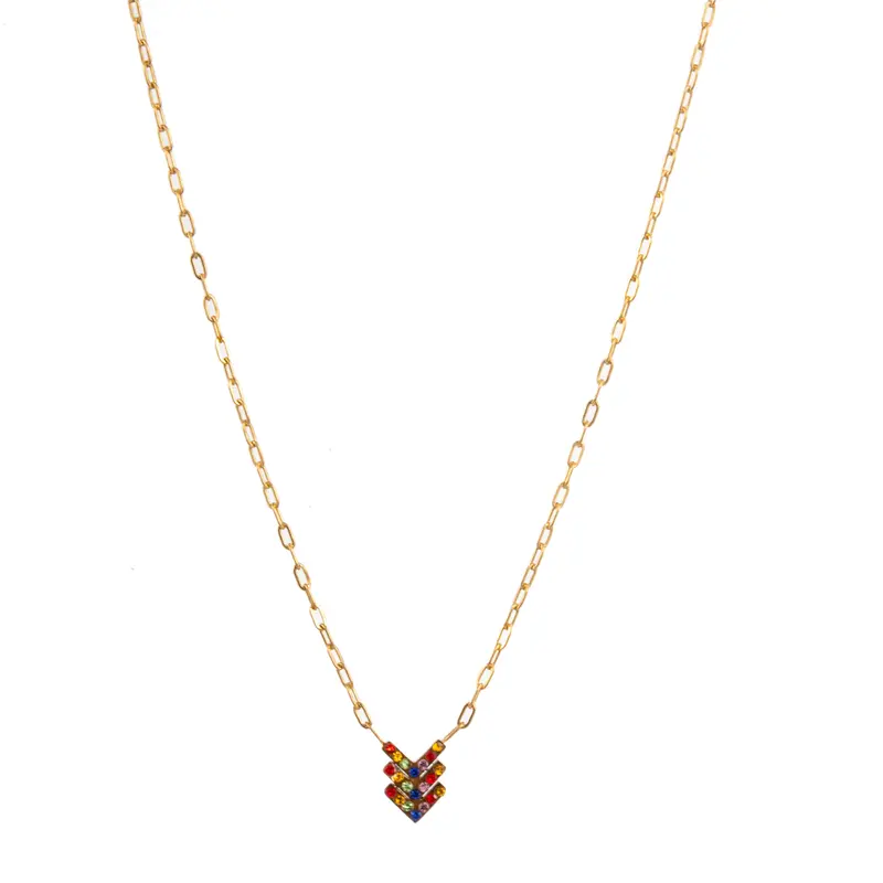 Go Dutch Label Ketting Pijl Multi Goud