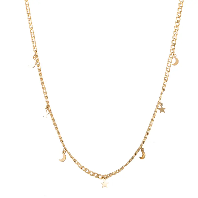 Go Dutch Label Ketting schakel maan ster