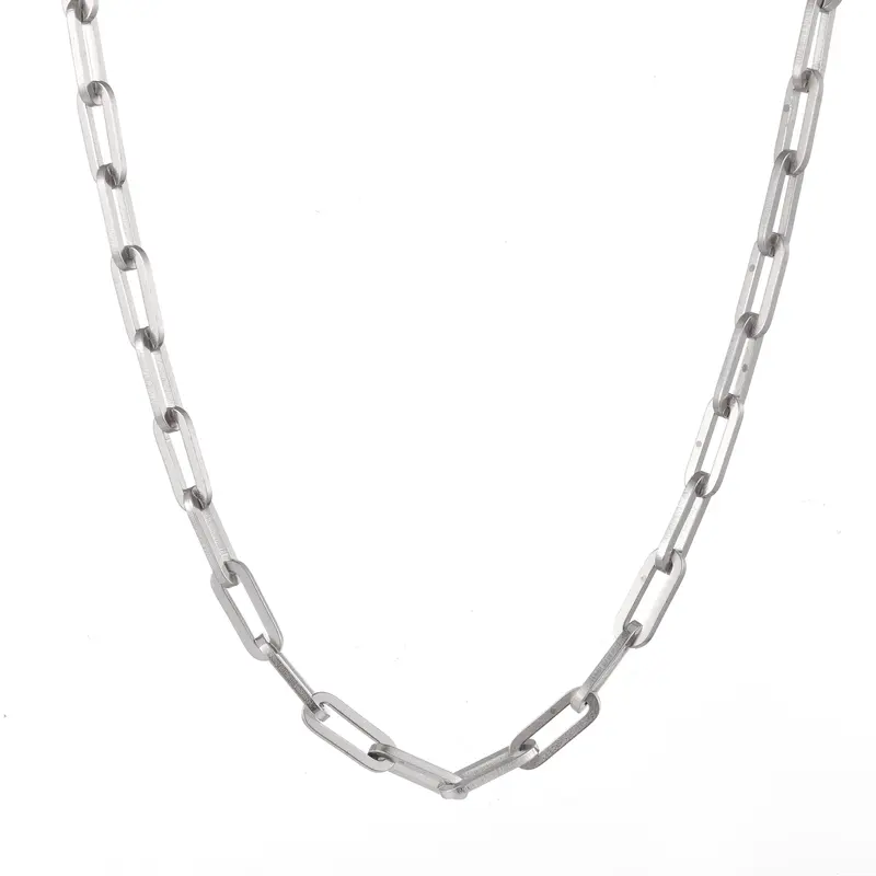 Go Dutch Label Ketting schakel Zilver