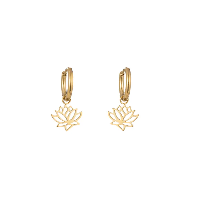 Go Dutch Label Oorbellen Lotus