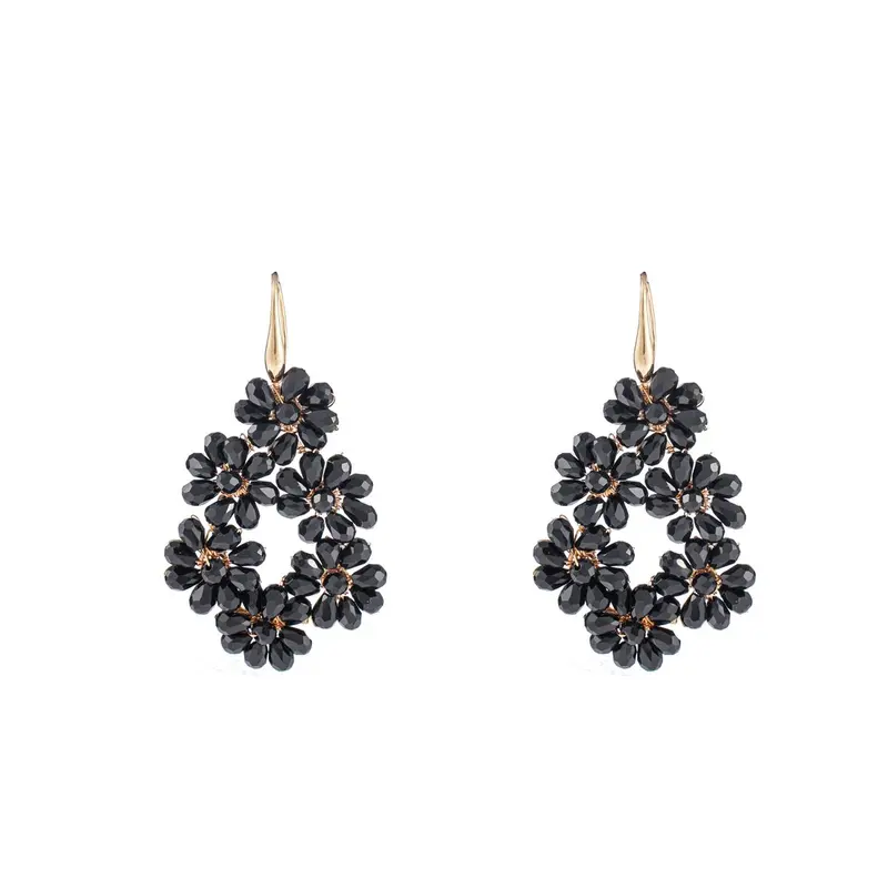 Go Dutch Label Oorhangers 6 bloemen kralen