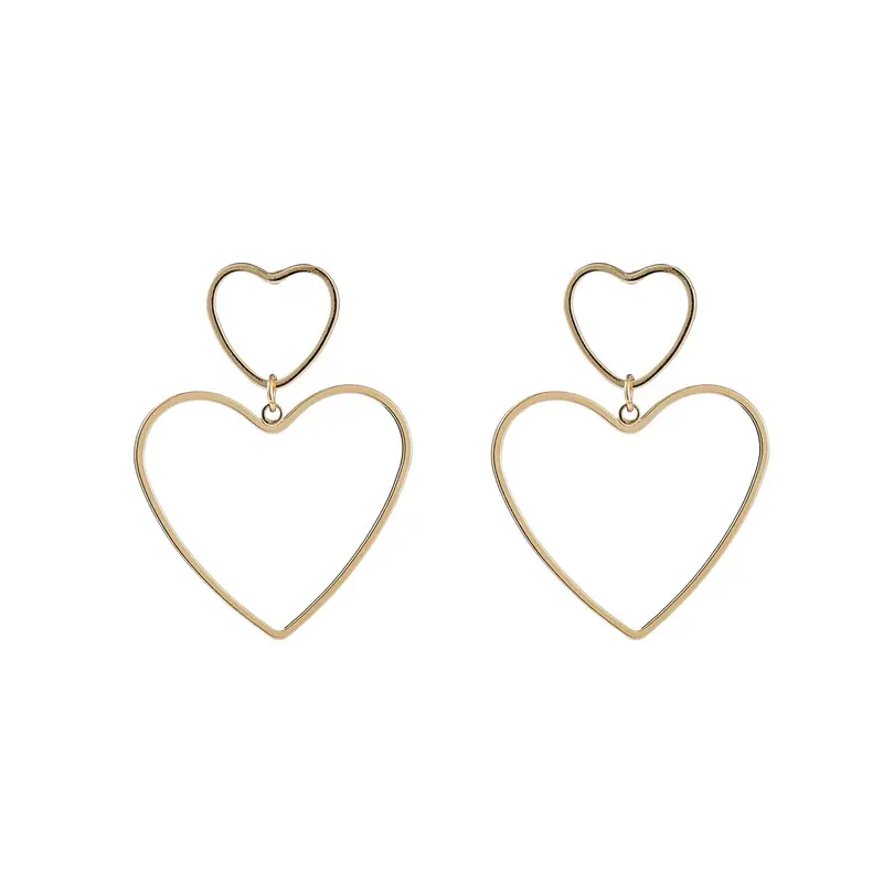 Go Dutch Label Oorhangers fine open hearts