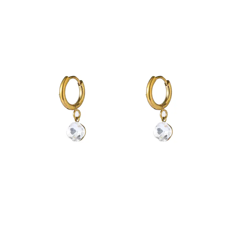 Go Dutch Label Oorhangers Small Sparkle Hoop