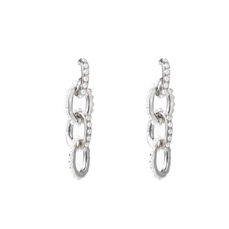 Go Dutch Label Oorknoppen 4 hoops parels