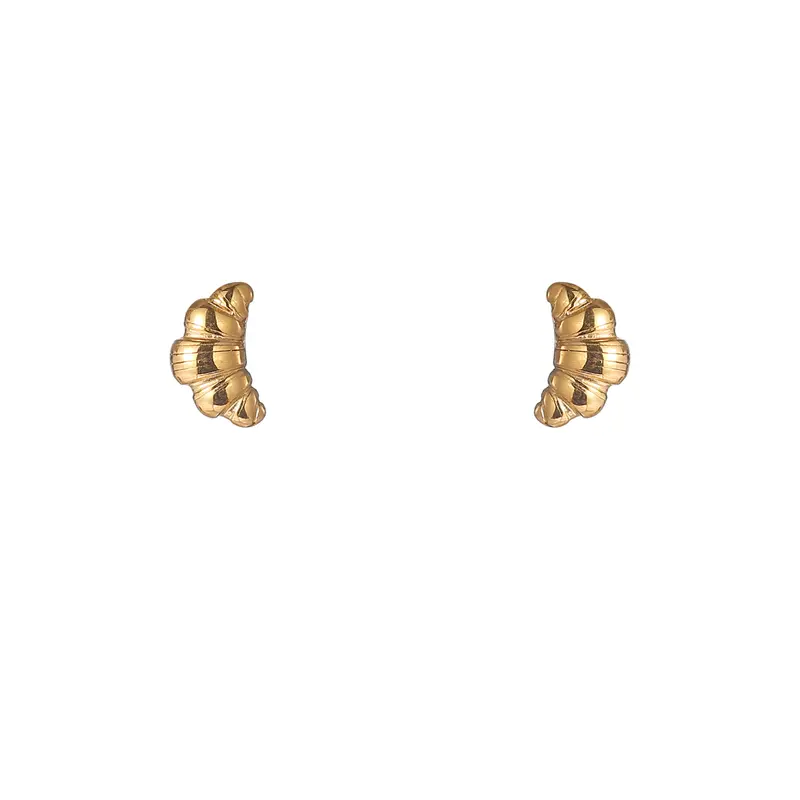 Go Dutch Label Oorknoppen Croissant Stud