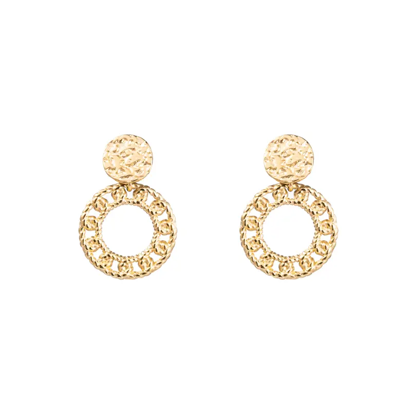 Go Dutch Label Oorknoppen disc ketting