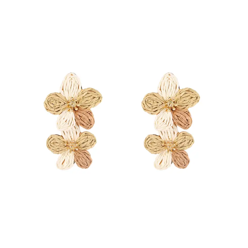 Go Dutch Label Oorknoppen Double Flower Stud