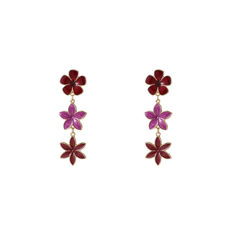 Go Dutch Label Oorknoppen Flower Dangle