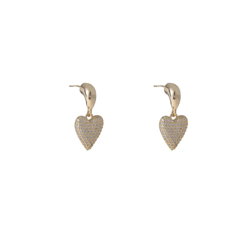 Go Dutch Label Oorknoppen Full Heart Sparkle