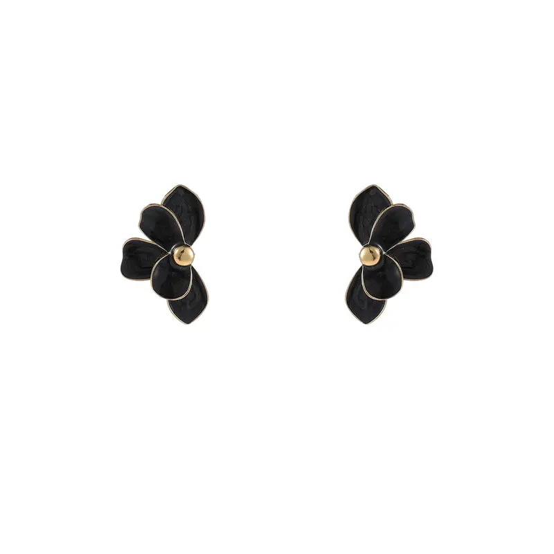 Go Dutch Label Oorknoppen Half Flower Stud