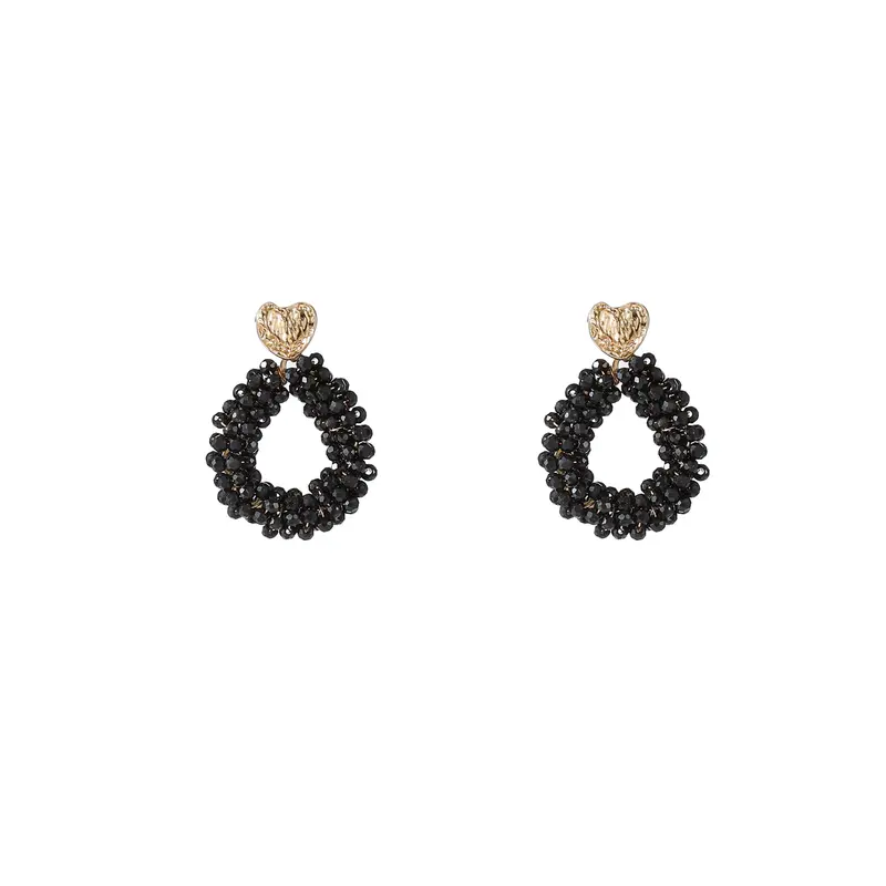 Go Dutch Label Oorknoppen Heart Drop Goud