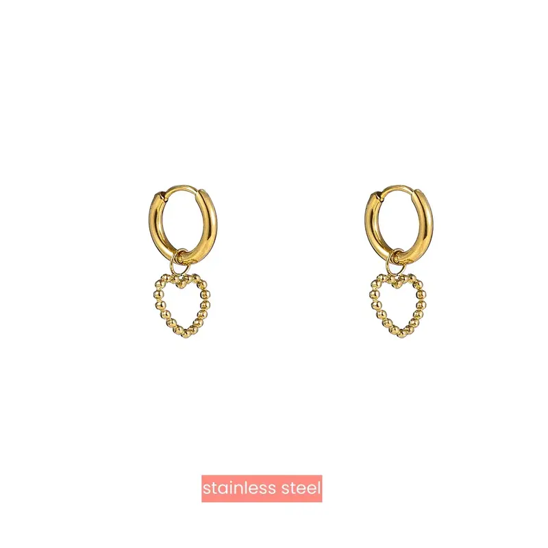 Go Dutch Label Oorknoppen hoop en dot hartje