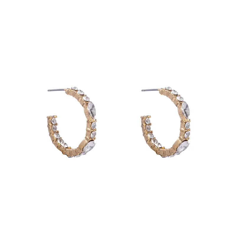 Go Dutch Label Oorknoppen Hoop stones