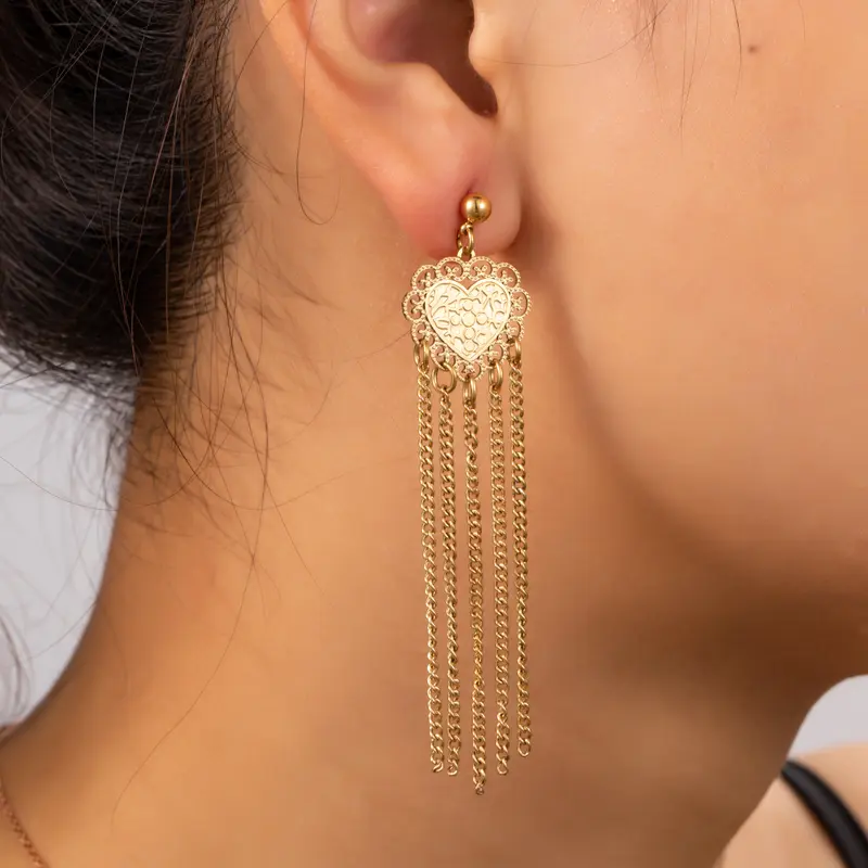 Go Dutch Label Oorknoppen love fringe