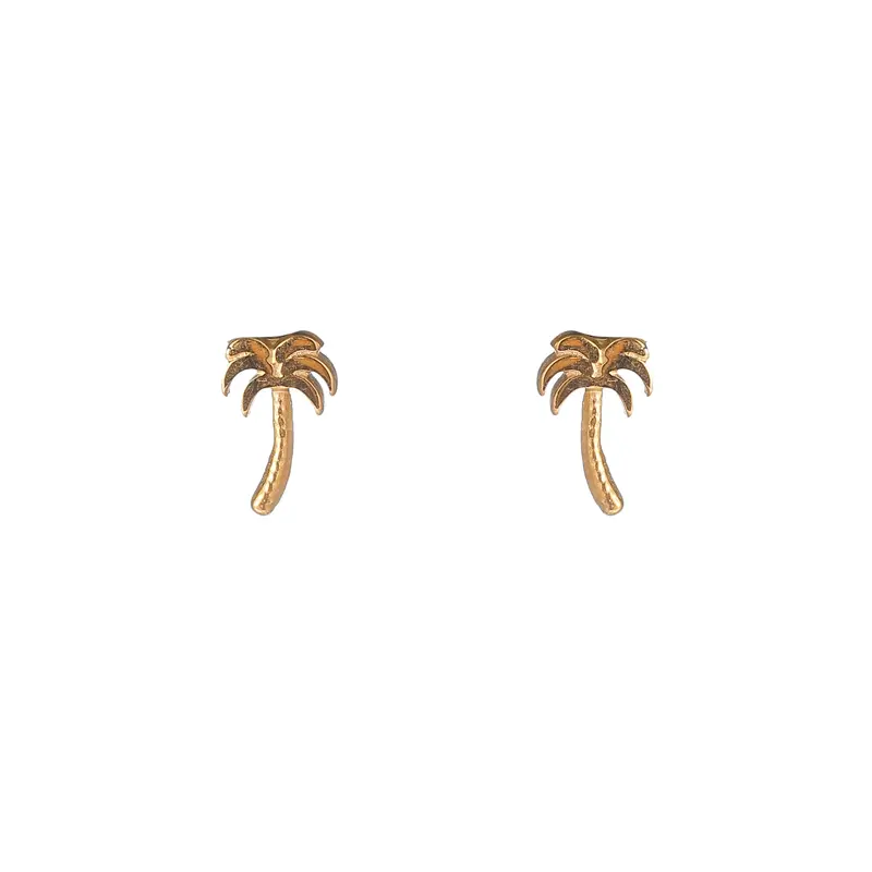 Go Dutch Label Oorknoppen Palmtree Stud