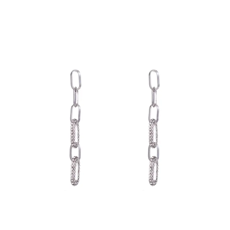 Go Dutch Label Oorknoppen sparkle chain dangle