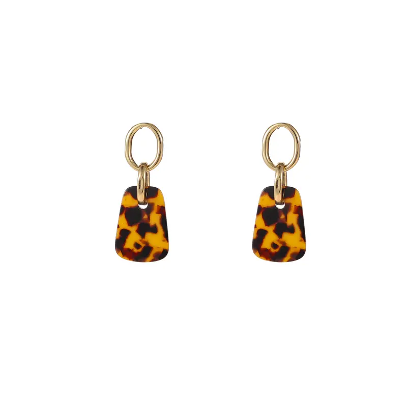 Go Dutch Label Oorknoppen Square Dangle