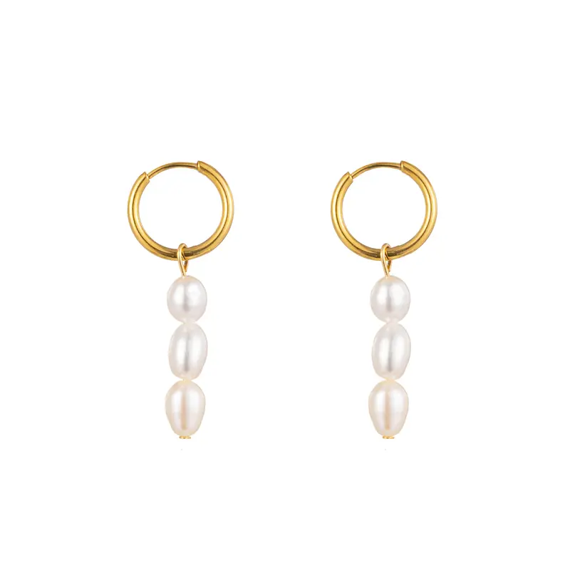 Go Dutch Label Oorring Drie Parels