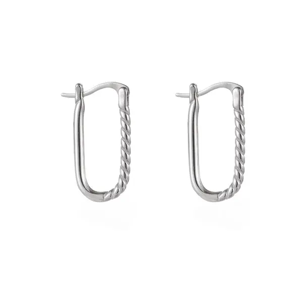 Go Dutch Label Oorring half gedraaid hart glad