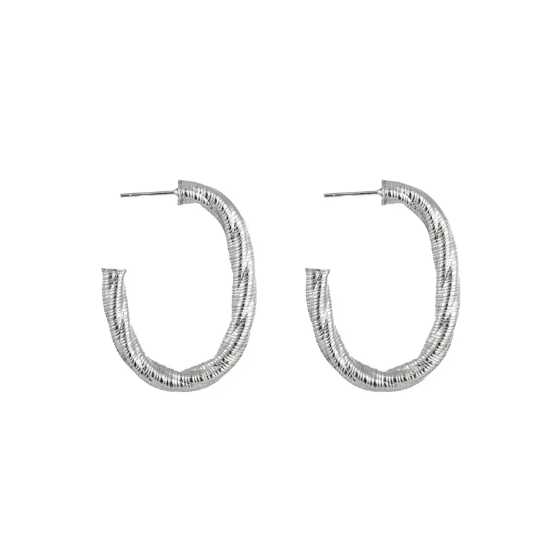 Go Dutch Label Oorring Ovaal Bewerkt