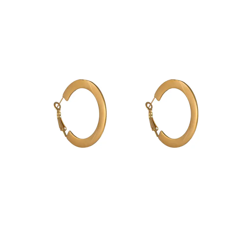 Go Dutch Label Oorringen Flat Hoop - 40mm