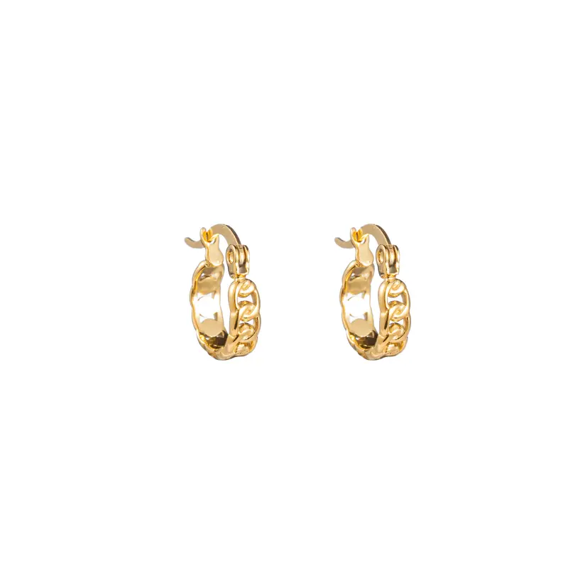 Go Dutch Label Oorringen ketting