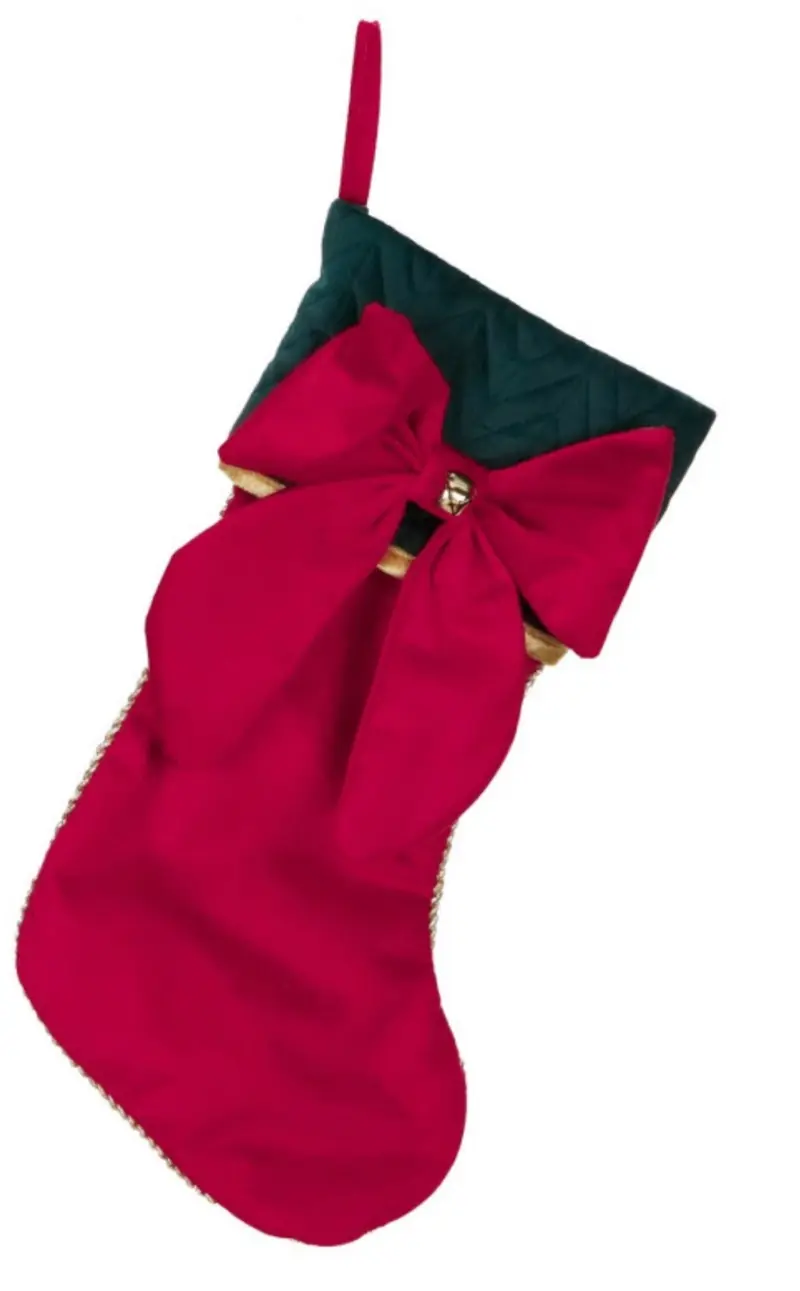 Goodwill M&G Luxe Fluwelen Kerstkous met Strik