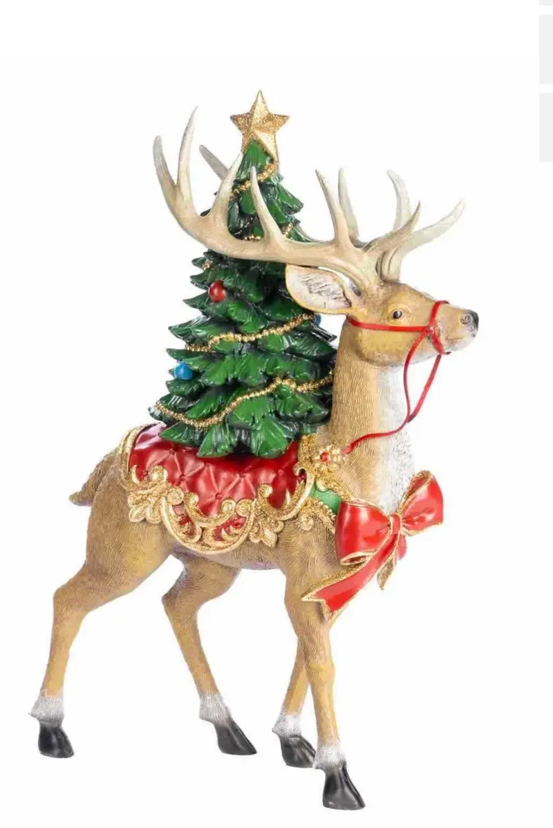 Goodwill M&G Luxe Rendier met Kerstboom – 44 cm