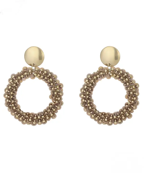 Gouden oorbellen dames - Statement