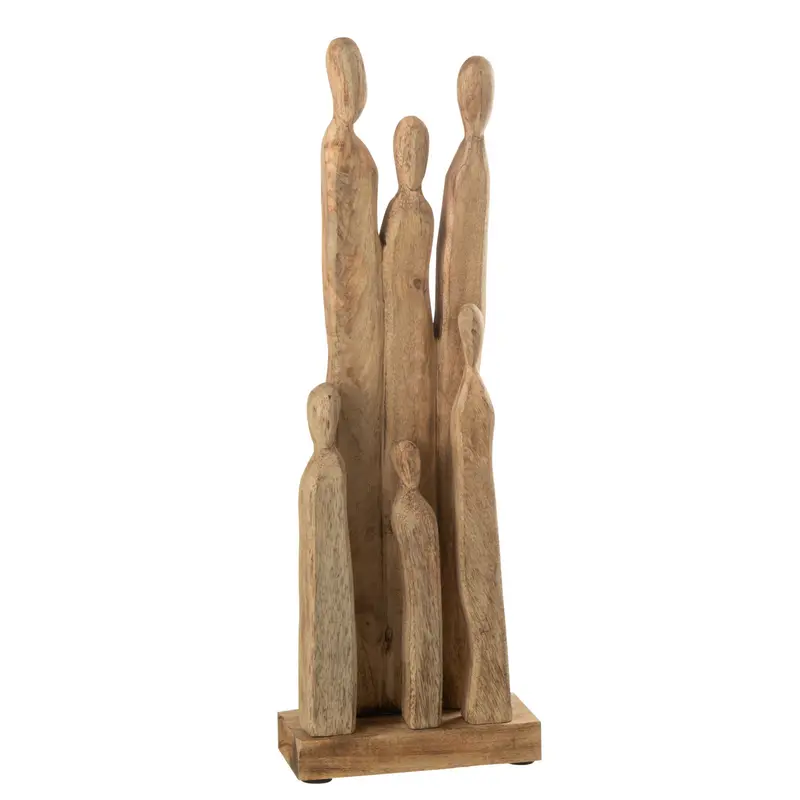Groep Figuren Hout Naturel J-Line