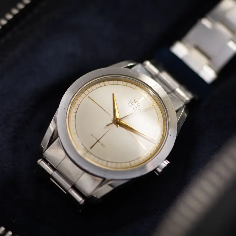 Gruen Dress Watch mit Crosshair Zifferblatt