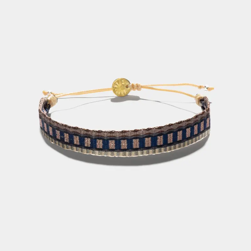 Guanabana Bracelet Argantinas 1CM Bronze Navy
