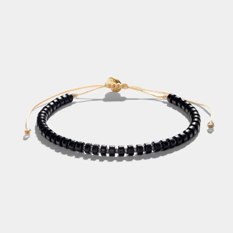 Guanabana Handmade Bracelet Capricorn Black