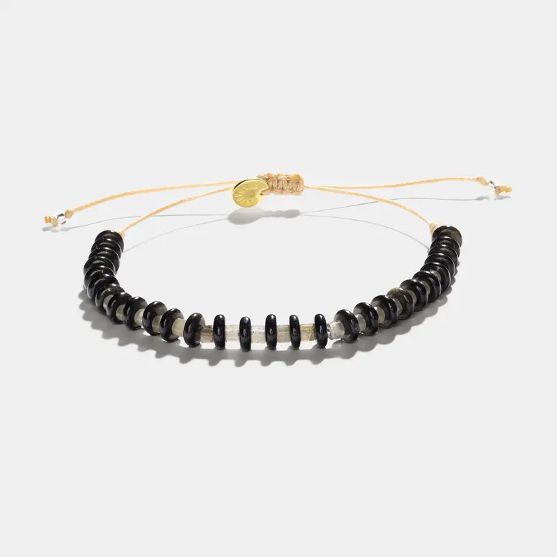 Guanabana Handmade Bracelet Celine Black Stone