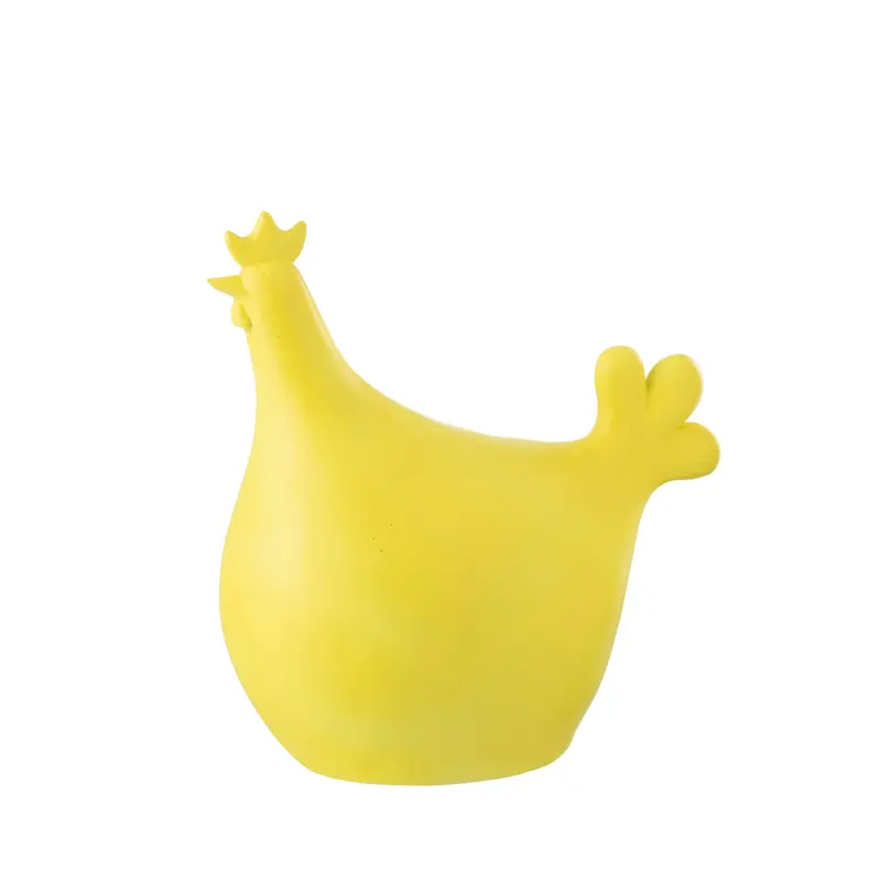Haan Outdoor Polyresin Geel