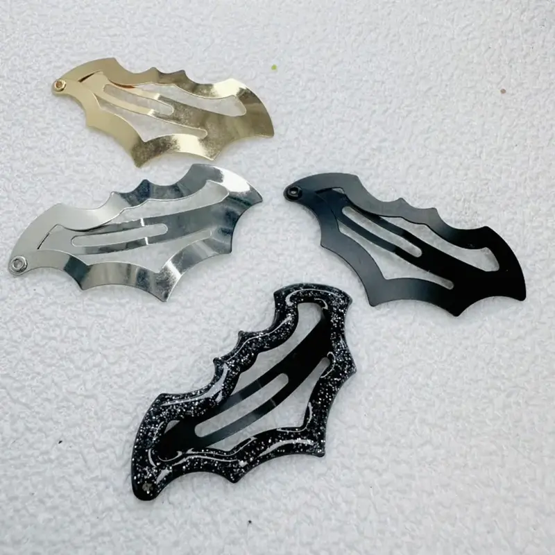 Halloween Bat Shaped Hairclip Set