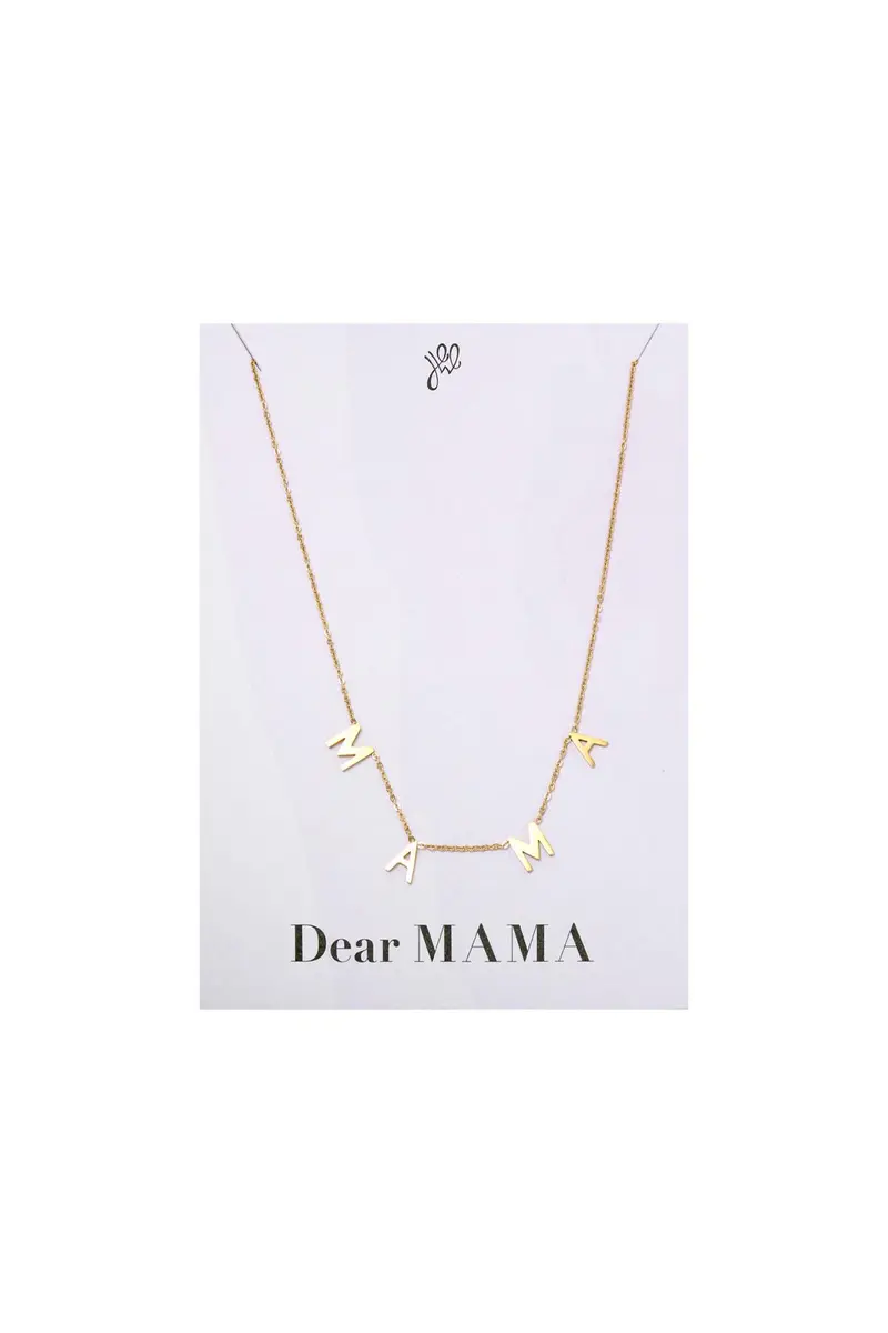 Halsketting MAMA | Goud