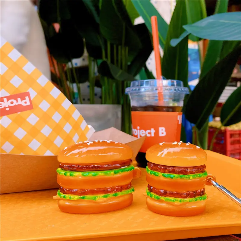 Hamburger Airpod Case Cover
