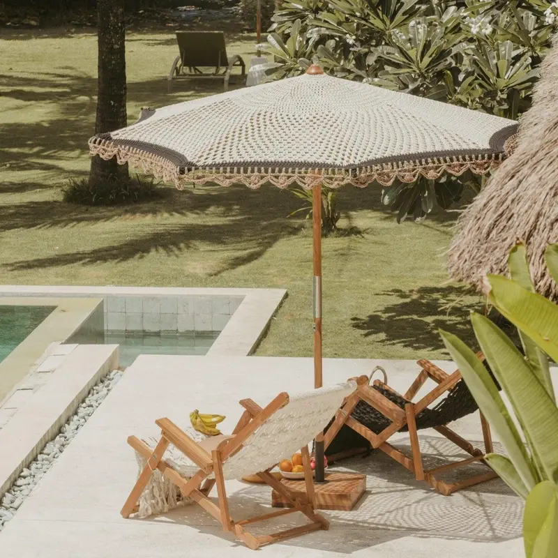Handgeknoopte Parasol - Casablanca - 250cm